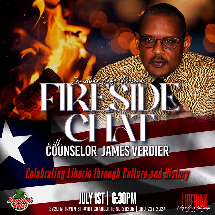 Fireside Chat with Counselor James Verdier – A Night of Liberian Culture and Reflection